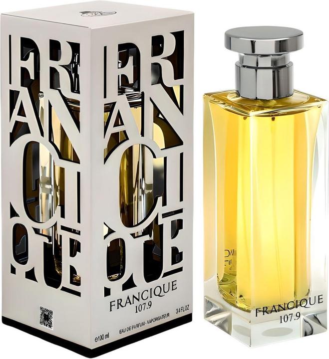 Actual product image Ameer Al Oud Francique 107.9 by Fragrance World Eau De Parfum Unisex Fragrances 3.4 oz (Eau de parfum, 100 ml)