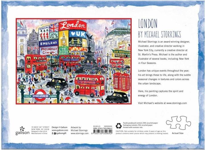 Immagine prodotto Abrams & Chronicle Londra Di Michael Storrings (1000 pezzi)