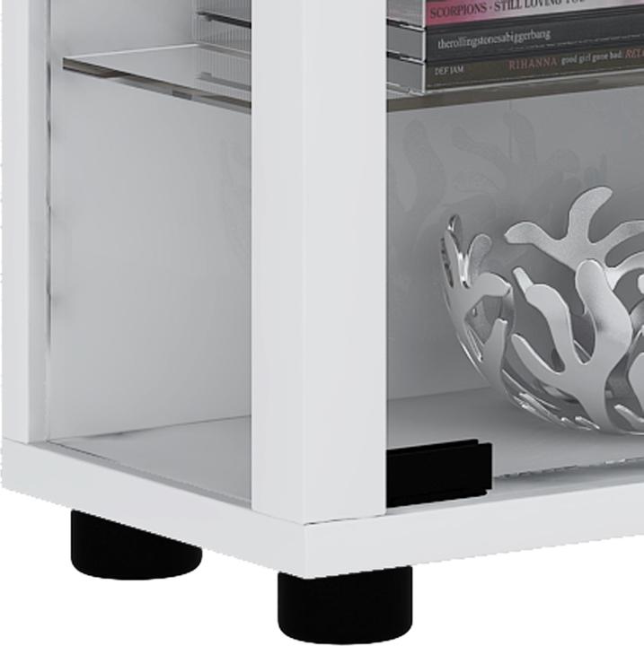 Produktbild VCM Sammel Stand Vitrine Holz Glas Lumo Mini (59 x 18 x 90 cm)