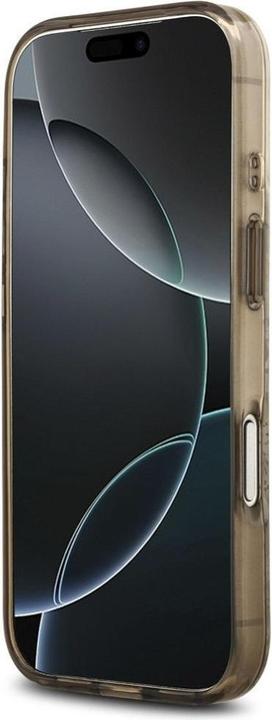 Productafbeelding Guess - IML Flower & Tonal Circle MagSafe (GUHMP17XHFWBDCEW) - iPhone 17 Pro Max - Brown (Apple iPhone 17 Pro Max)