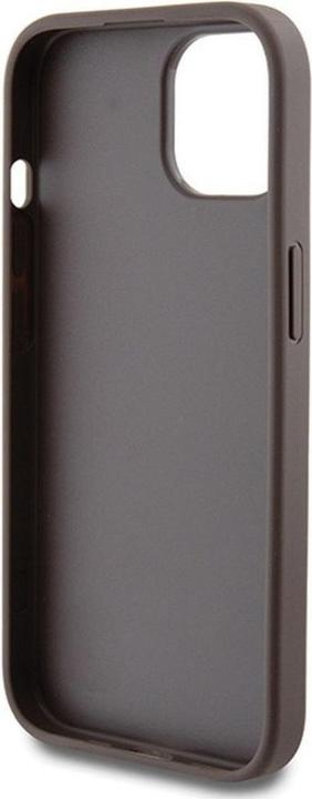 Produktbild Guess GUHCP15SG4GFBR iPhone 15 6.1" brązowy/brown hard case 4G Metal Gold Logo (Apple iPhone 15)