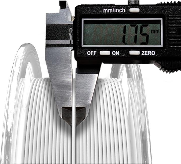 Actual product image AzureFilm Filament (PETG, 1.75 mm, 1000 g, White)