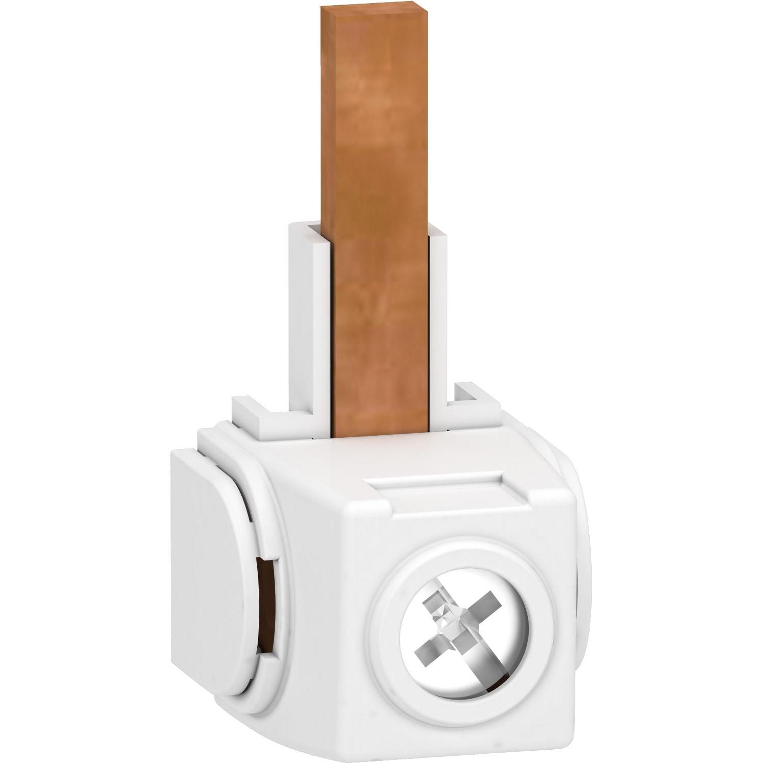 Schneider Electric connecteurs - pour peignes 1P+N, Elektronikkabel + Stecker, Grau