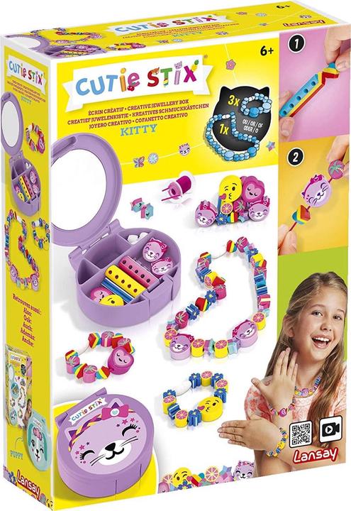 Productafbeelding Lansay Cutie Stix knutselset: Creatief juwelendoosje