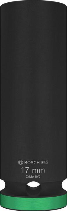 Produktbild Bosch Professional Zubehör PRO Impact Steckschlüsseleinsatz, 1/2", 17 mm, tief (17 mm)