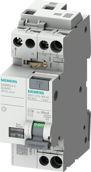 Produktbild Siemens Brandschutzschalter 2polig 16