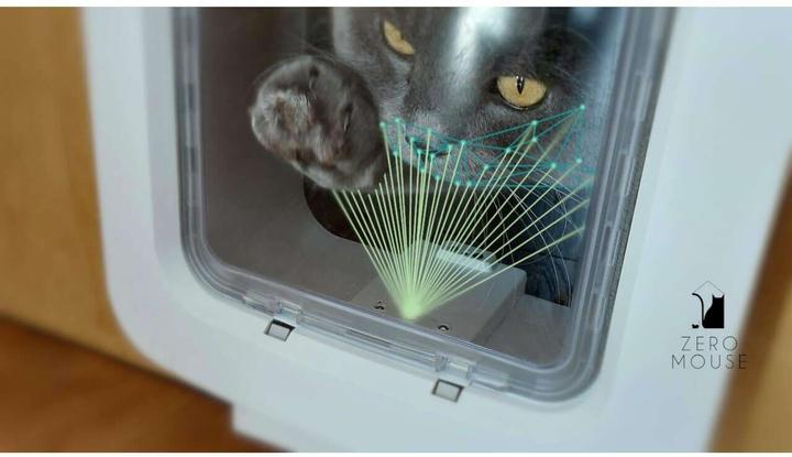 Produktbild Zeromouse 2.0 zur Katzenklappe (Mikrochip Katzenklappe)
