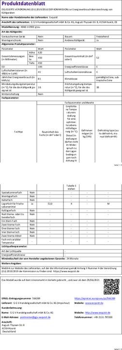 Produktbild Exquisit KB60-V-090E grauPV (52 l)