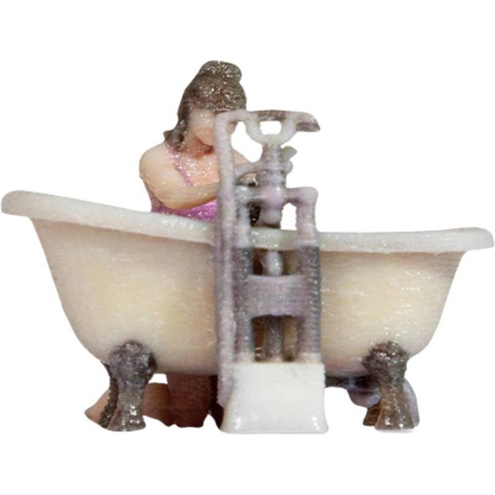Noch Frau badet Kind, 3D-Master