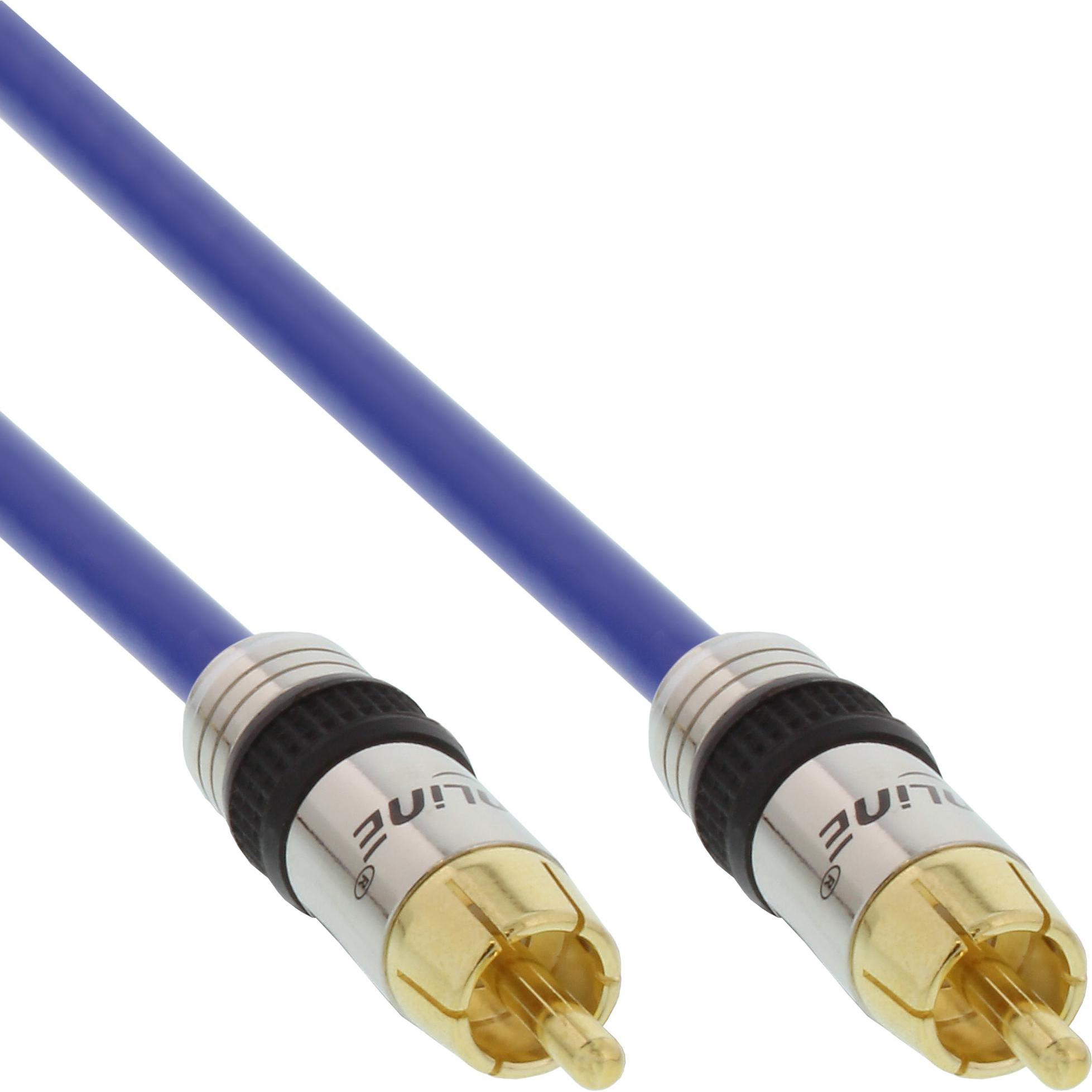 InLine Cinch — Cinch (5 m, Koaxial), Audio Kabel