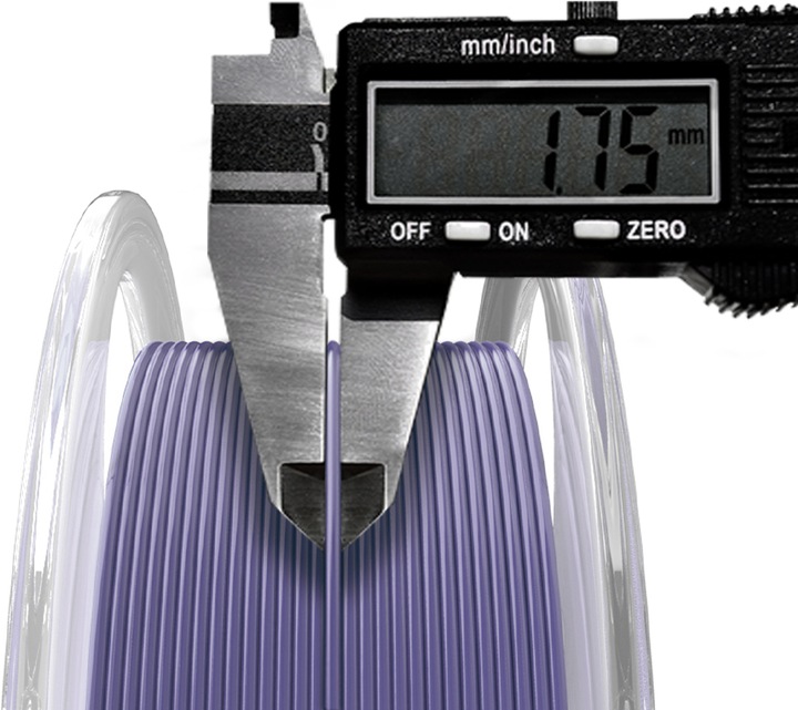 Actual product image AzureFilm Filament (PETG, 1.75 mm, 1000 g, Violet)