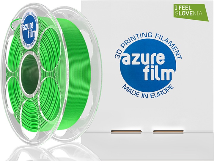 Actual product image AzureFilm Filament (PETG, 1.75 mm, 1000 g, Green)