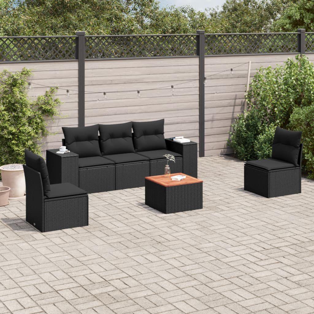 Thumbnail - VidaXL, Gartenlounge, 10-tlg. Garten-Lounge-Set mit Kissen
