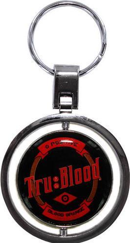 Actual product image True Blood Bottle Label Spinner Keyring