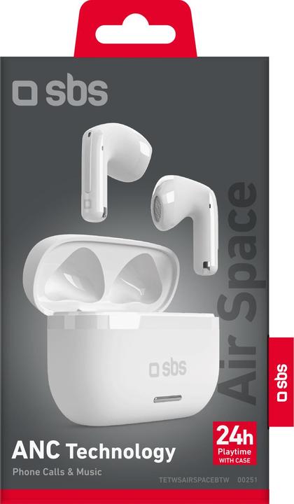 Actual product image SBS Air Space Multipoint TWS Earphones with ANC and Touch Controls (4 h, Wireless)