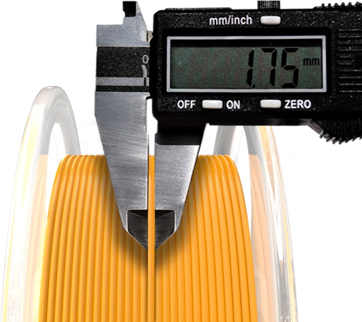 Actual product image AzureFilm Filament (PLA, 1.75 mm, 1000 g, Orange)