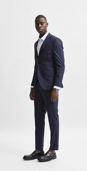 Actual product image Selected Comfort stretch window check blazer (46)