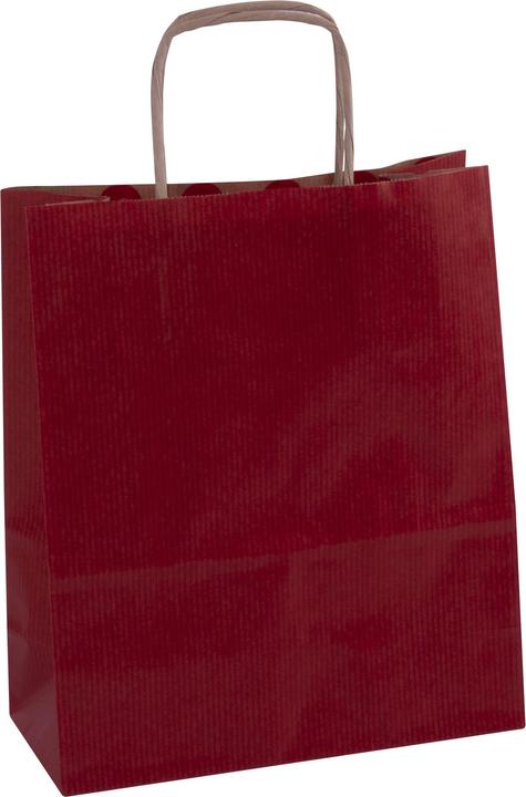 Agipa Papiertragetasche - aus Kraftpapier, klein, rot (1 Stk.)
