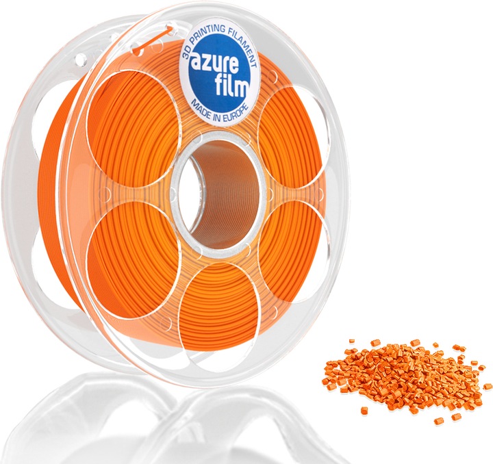 Actual product image AzureFilm Filament (PLA, 1.75 mm, 1000 g, Orange)