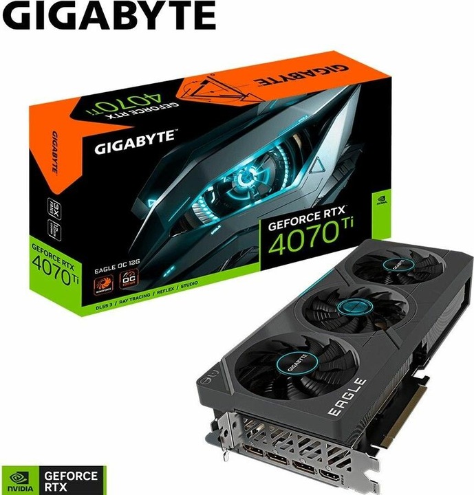 Image du produit Gigabyte GeForce RTX 4070 Ti EAGLE OC (12 Go)