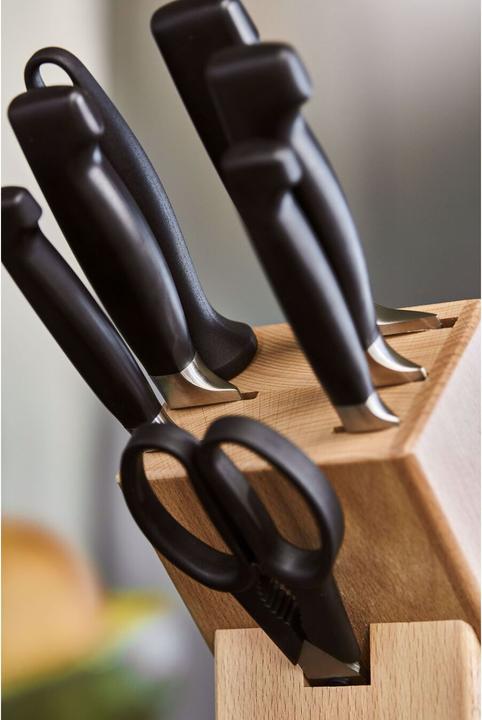 Actual product image Zwilling Knife block set 8 pcs. equipped beech