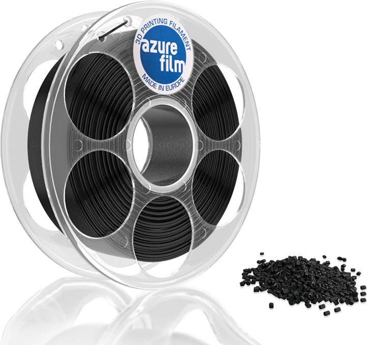 Produktbild AzureFilm Filament (PETG, 1.75 mm, 1000 g, Schwarz)