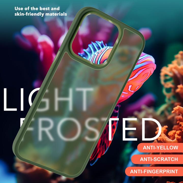 Produktbild Nalia Hybrid Hülle Matt Transparent Frosted (Apple iPhone 15 Plus)