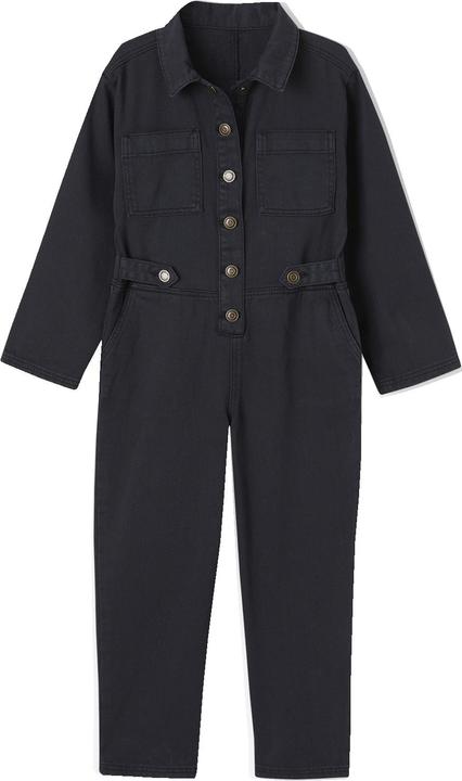 Actual product image Vertbaudet Girls' jumpsuit in worker style (98)