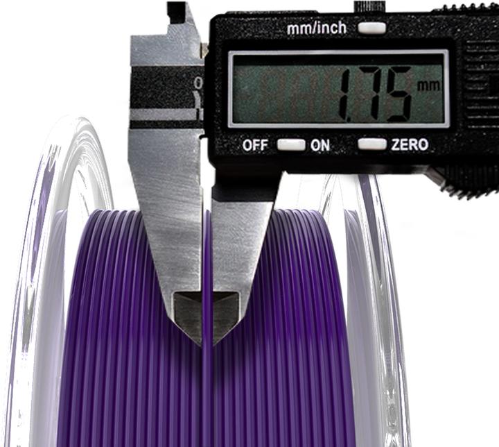 Actual product image AzureFilm Filament (PLA, 1.75 mm, 1000 g, Violet)