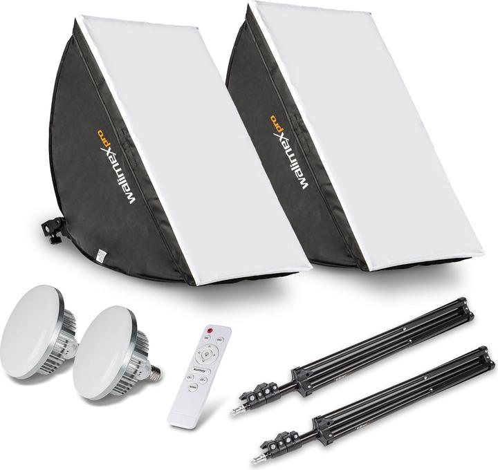 Image du produit Walimex pro 60W Softbox Bi Color Kit 2 (Boîte à lumière)