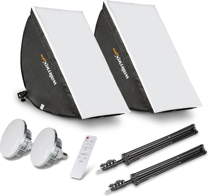 Immagine prodotto Walimex pro 60W Softbox Bi Color Kit 2 (Soft box)