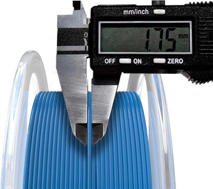 Actual product image AzureFilm Filament (ASA, 1.75 mm, 1000 g, Blue)