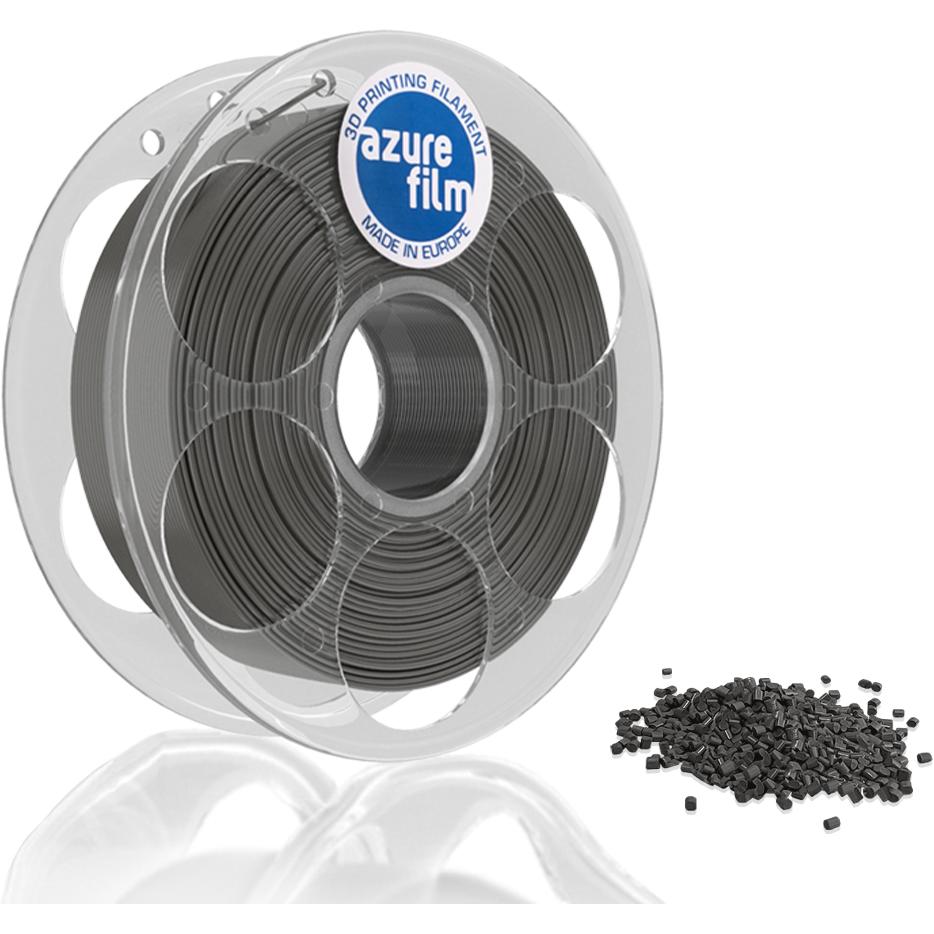 Thumbnail - AzureFilm Filament (PETG, 1.75 mm, 1000 g, Grau), 3D Filament, Grau