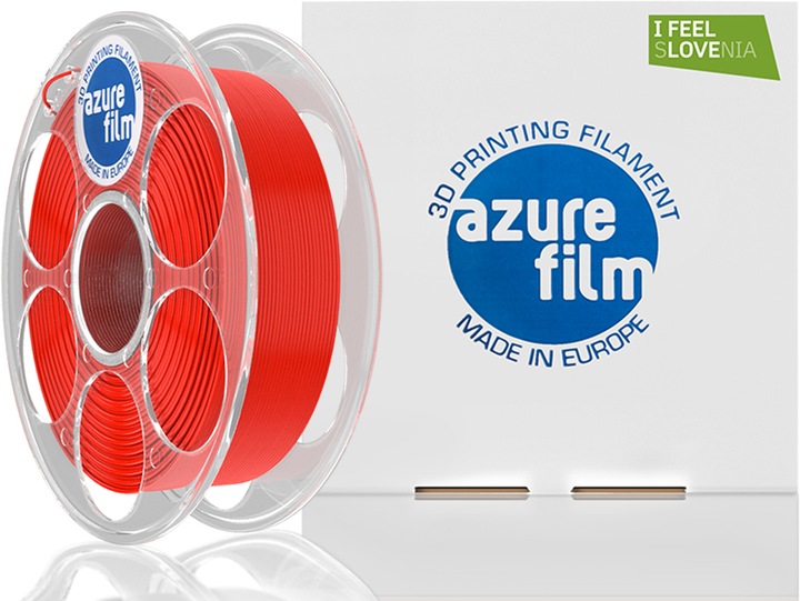 Actual product image AzureFilm Filament (ASA, 1.75 mm, 1000 g, Red)