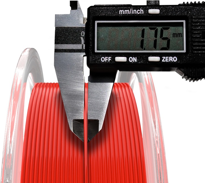 Actual product image AzureFilm Filament (ASA, 1.75 mm, 1000 g, Red)