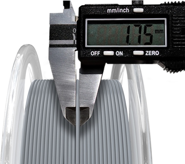 Actual product image AzureFilm Filament (ASA, 1.75 mm, 1000 g, Grey)