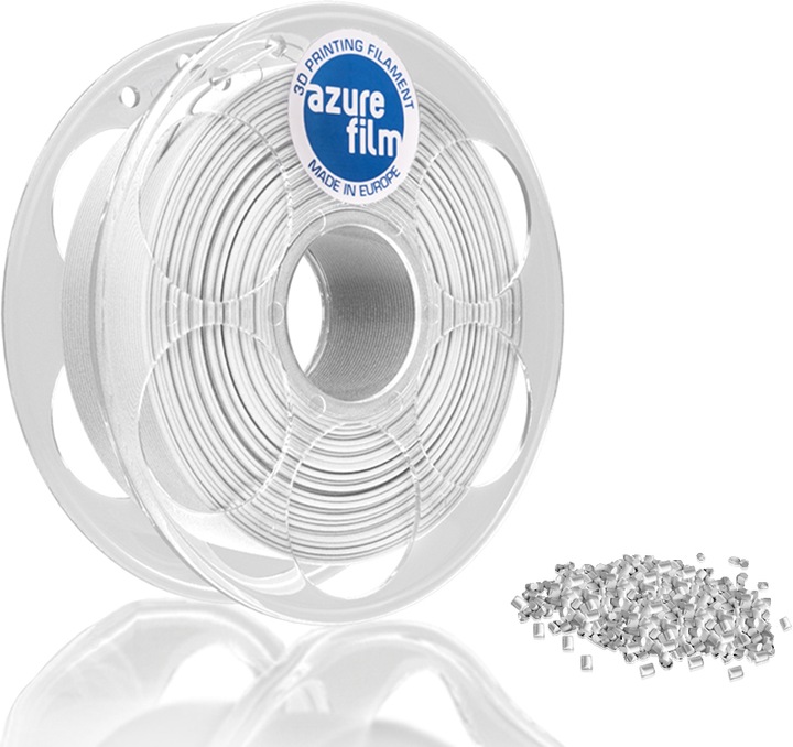 Actual product image AzureFilm Filament (ASA, 1.75 mm, 1000 g, White)