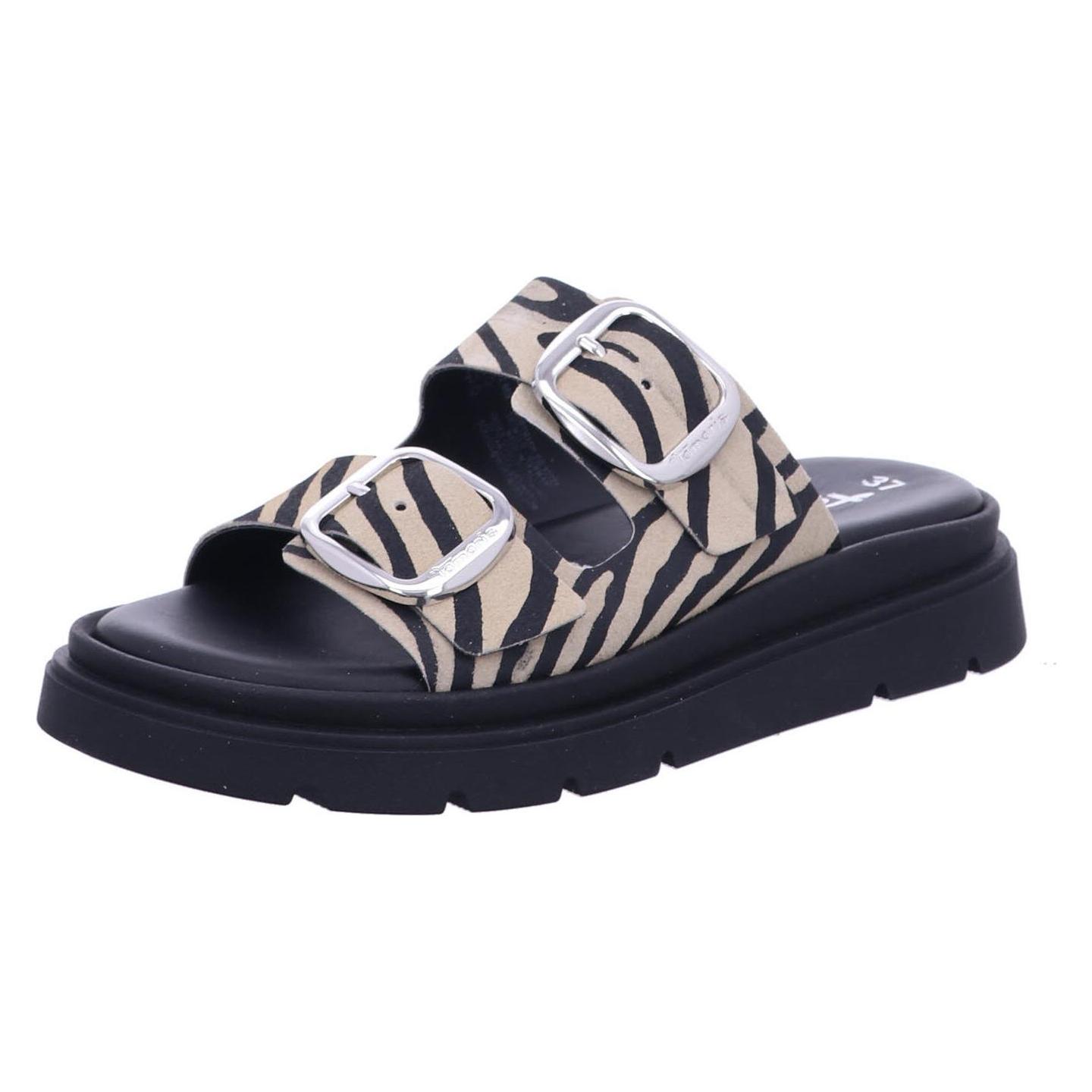 Tamaris, Damen, Sandalen, Pantolette, Schwarz, (37)