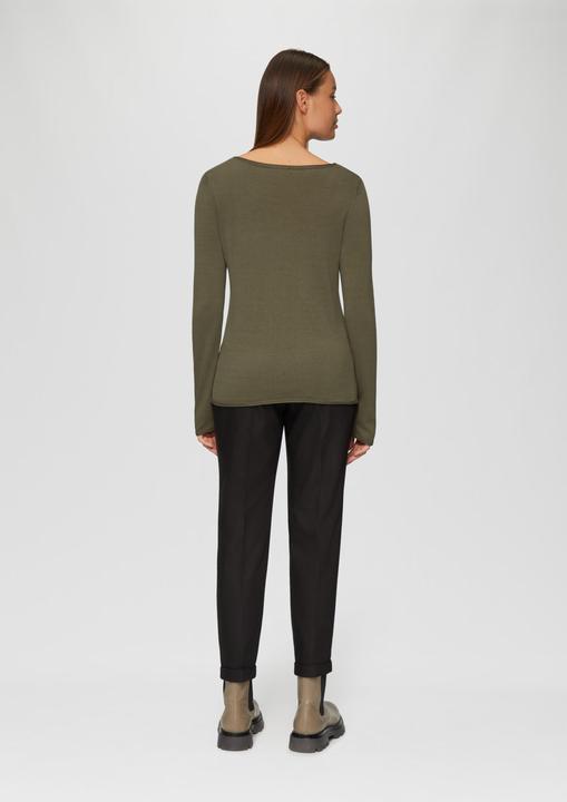 Image du produit s.Oliver Strickpullover Leichter Feinstrickpullover mit Rollkante (36)