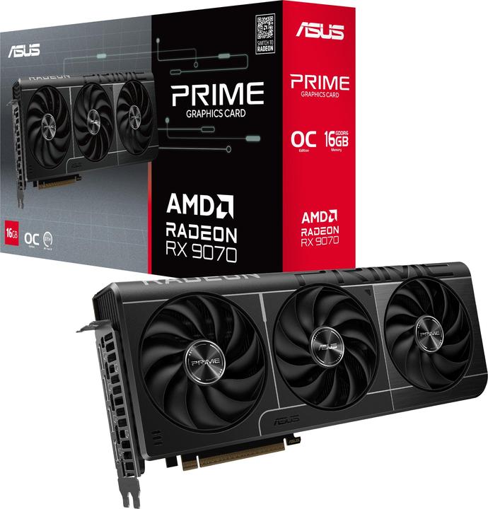Produktbild ASUS PRIME RX 9070 OC (16 GB)