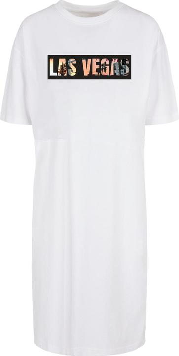 Merchcode Ladies Las Vegas Organic Oversized Slit Tee Dress - 117763 (L)