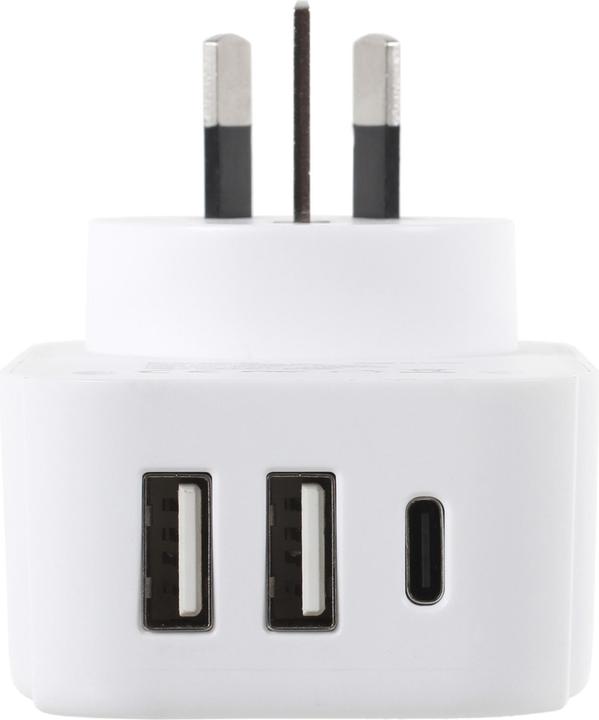 Actual product image Lifeventure World to AUS/China Travel Adaptor with USB (& USB C)