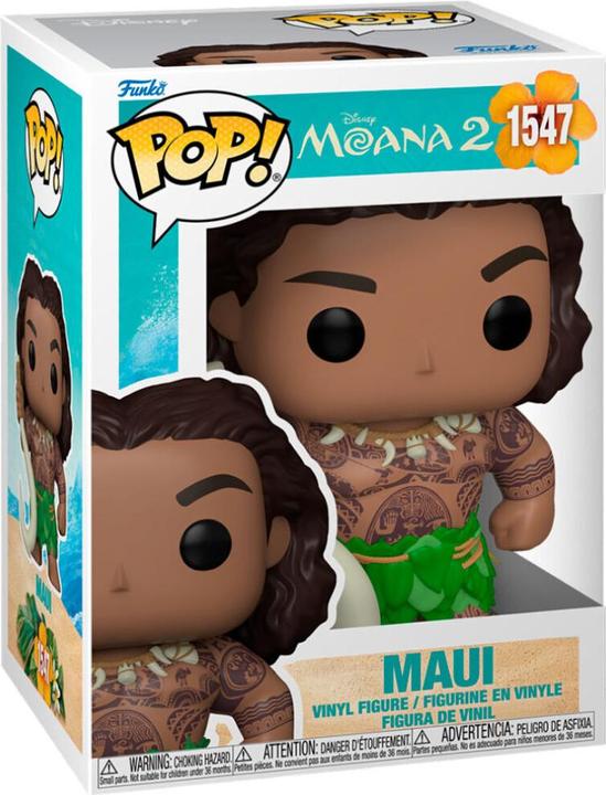 Actual product image Funko Vaiana 2 POP! & Buddy Vinyl Figur Maui with Fish Hook 9 cm