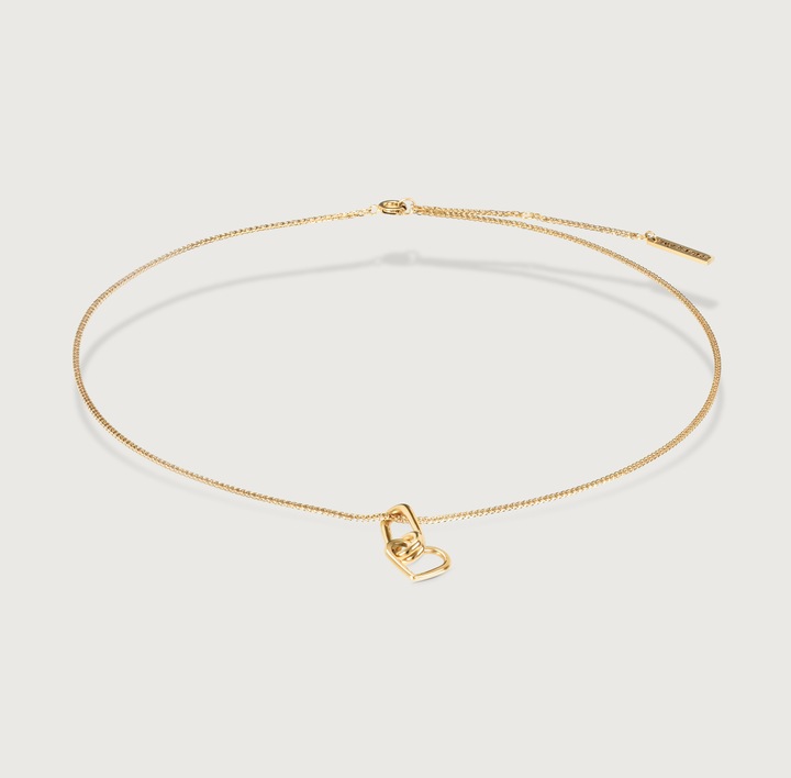 Produktbild Hey Harper Looped Heart Necklace (14k Gold plattiert, PVD Beschichtung)