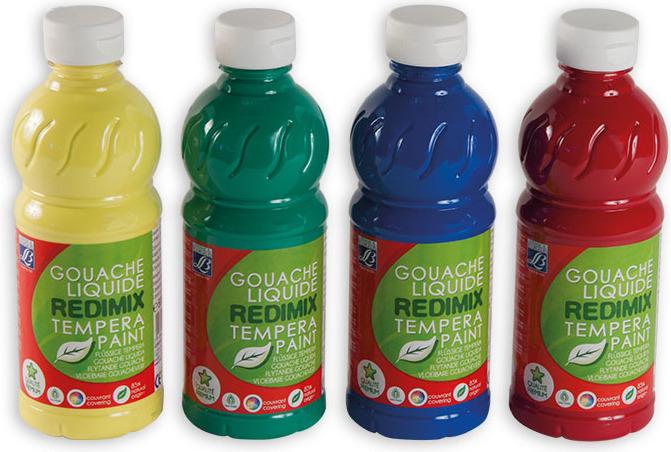 Actual product image Lefranc & Bourgeois C&C Gouache Redimix (Primary red, 500 ml)
