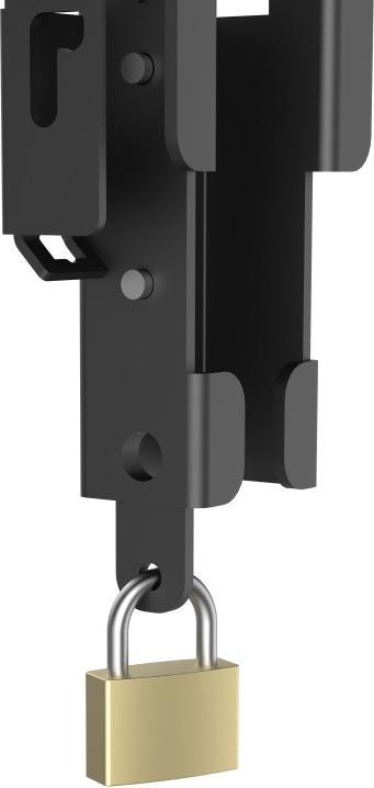 Image du produit Hama Support TV mural, inclinable, antivol, 203 cm (80") jusqu'à 50 kg (Mur, 50 kg, 37" - 80")