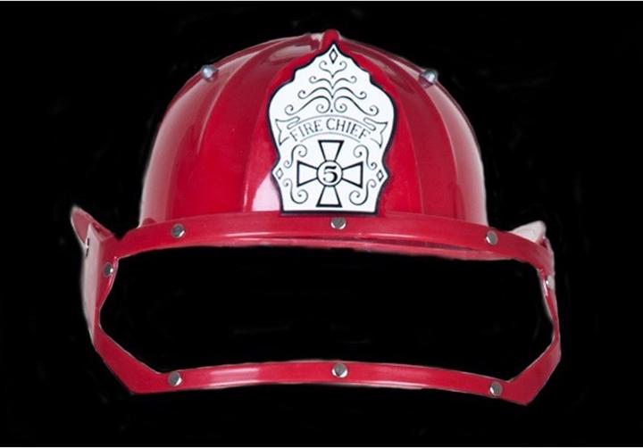 Image du produit Bestsaller Casque de pompier avec visière rouge