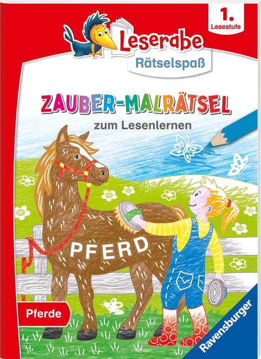 Ravensburger Lezencyclopedie Puzzelplezier Magische kleurpuzzels om te leren lezen: Paarden (1e leesniveau)
