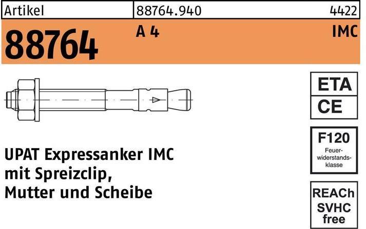 Immagine prodotto Upat Ancoraggio espresso R 88764 IMC 12/ 50/146 A 4 (20 pz.)