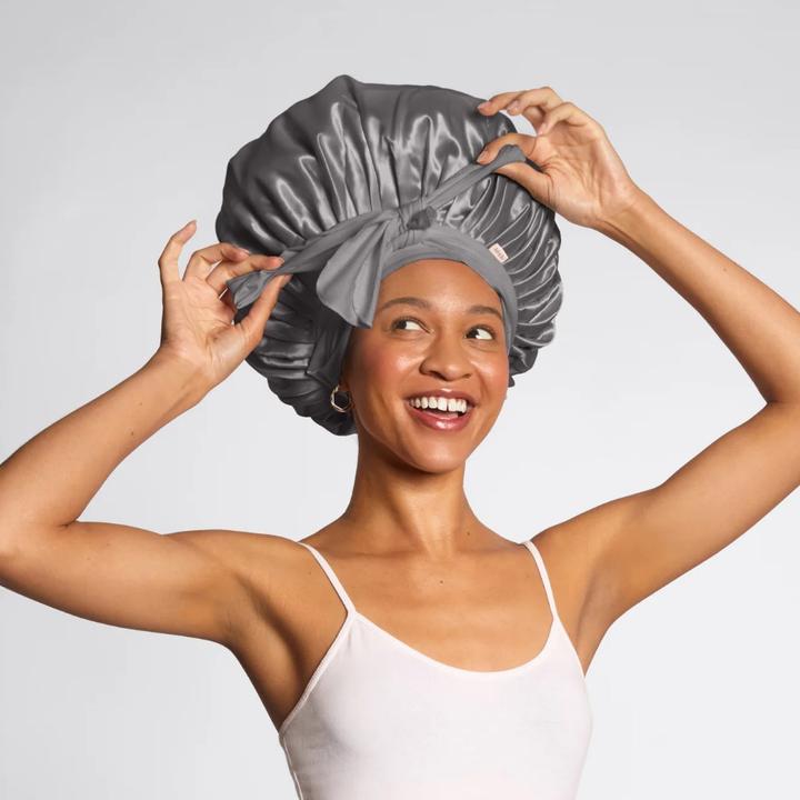 Produktbild Kitsch Satin Bonnet XL Anthrazit
